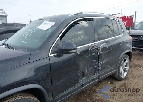 2014 Volkswagen Tiguan R-Line z USA, uszkodzony, nr VIN WVGAV3AX5EW560387